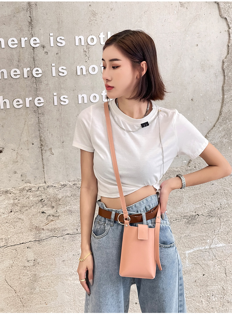 包包新款2022女韩版秋夏季质感斜挎包小众迷你百搭手机包一件代发详情2