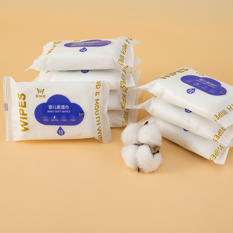 Nuevo paquete pequeño independiente toallitas húmedas limpieza de bebé y niño toallitas de papel húmedas boca de mano productos de cuidado al aire libre toallitas de papel húmedas para madre y bebé pic 4