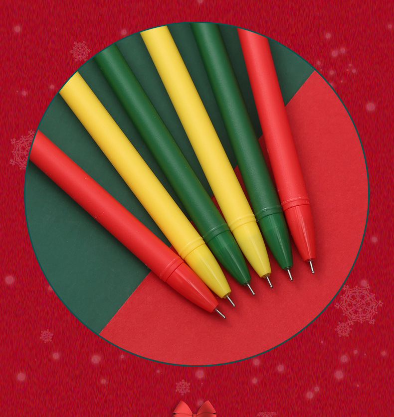 中帆中性笔批发2023新款圣诞雪人中性笔创意圣诞节水笔厂家直销详情5