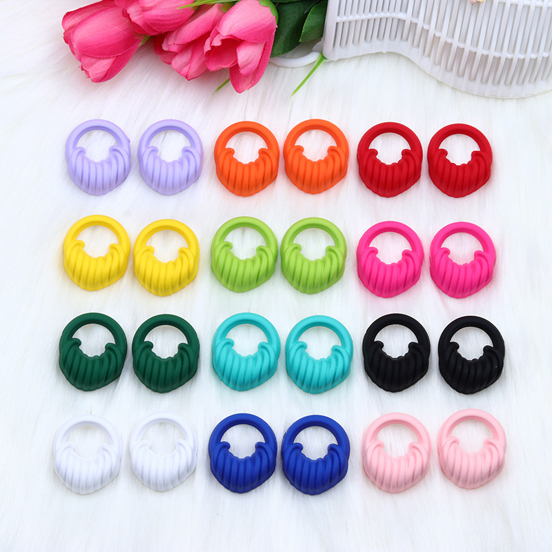 新款糖果色包包形立体喷漆耳钉耳环简约时尚个性精美耳坠耳环女详情14