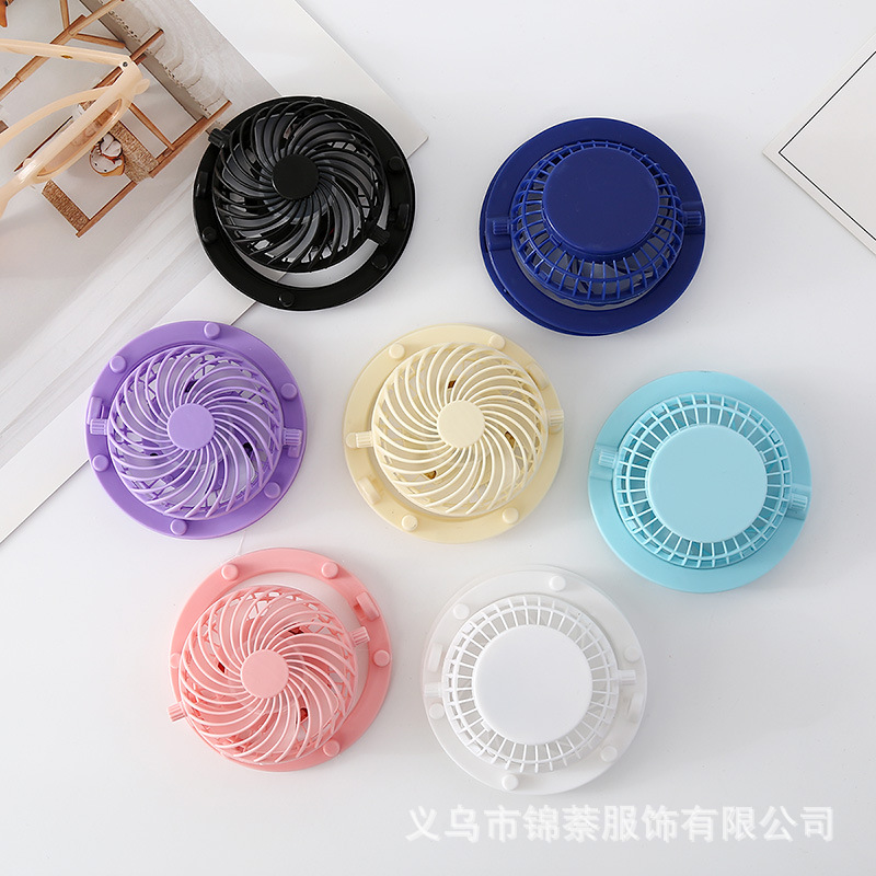 新款太阳能风扇帽180-360°旋转可拆卸风扇配件USB充电小风扇批发详情5