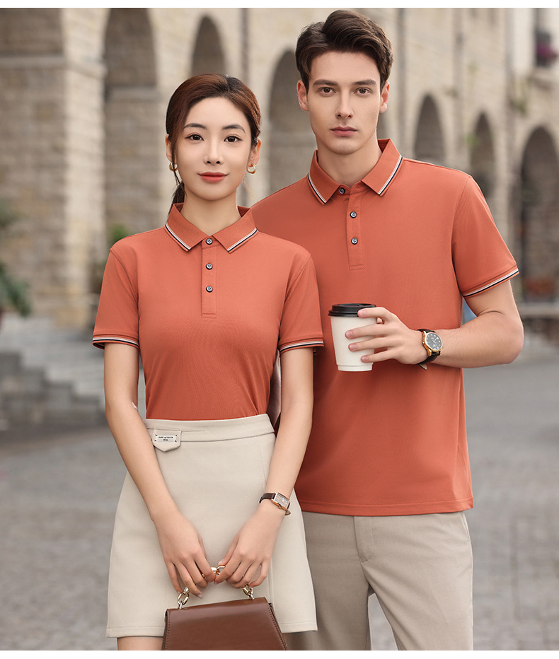夏薄款速干翻领polo衫定制文化广告衫 团队短袖工作版服印字绣图详情24