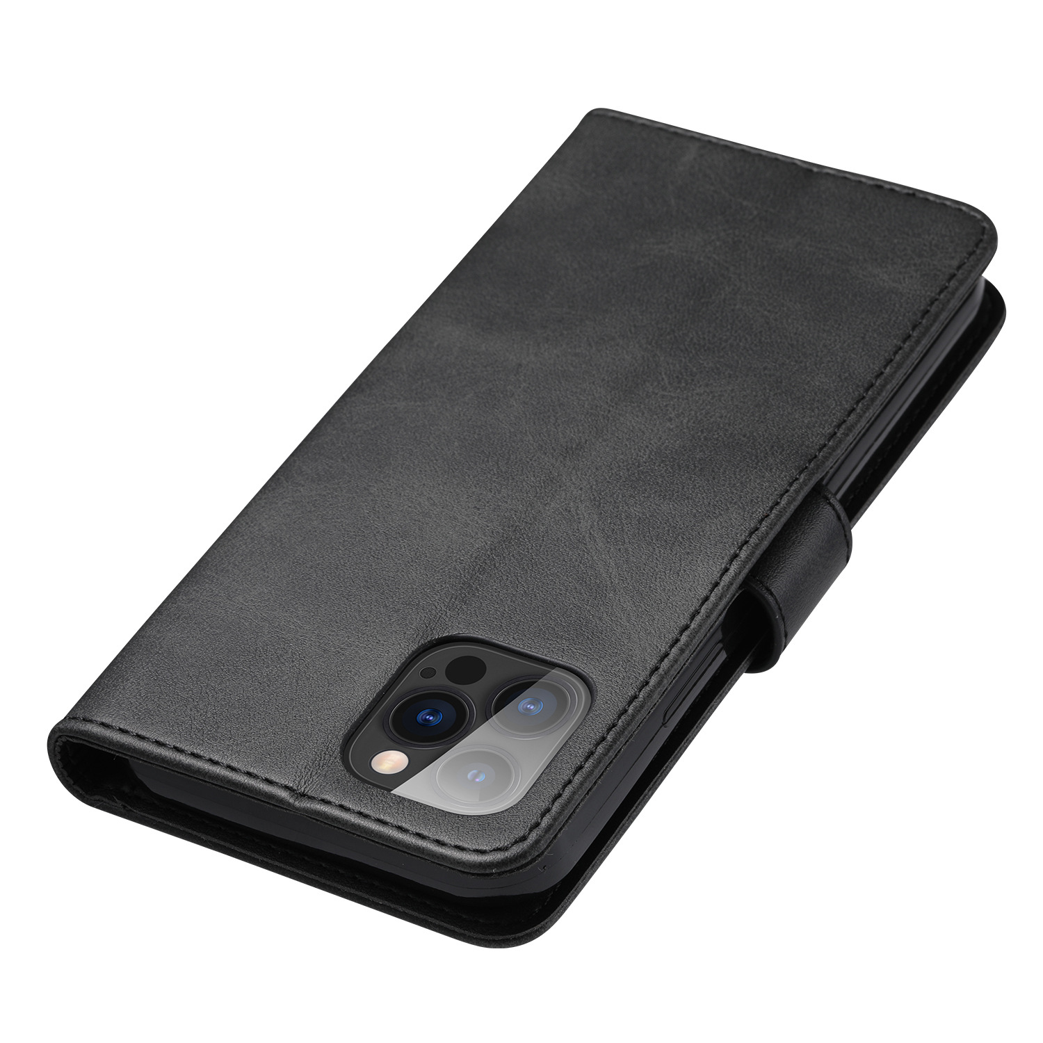 Suitable for iPhone15 wallet case, 8Plus phone case, calfskin genuine leather protective case, and SIM card for iPhone7 pic 34