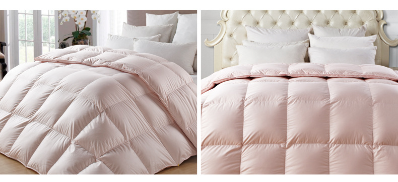 Seven-star hotel supplies: White goose down quilt, high-end down quilt core pic 7