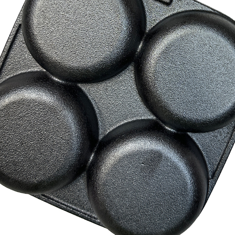 love cooking Supor Egg Frying Pan Cast Iron Uncoated Multi-functional Breakfast Pan Mini Pan Steak Frying Pan Home Egg Burger Deep Fryer pic 7