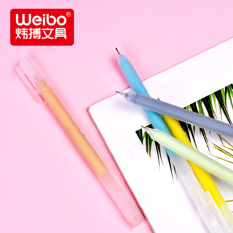 炜搏创意书写签名签字笔办公用品学生现货中性笔批发新款厂家直销详情4
