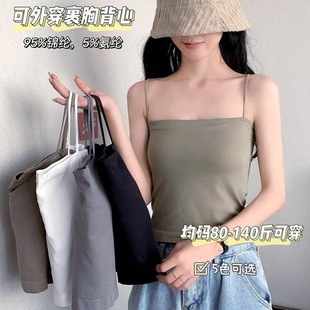 1806固定杯美背吊带背心内搭外穿无钢圈打底无缝抹胸内衣一体式女详情6