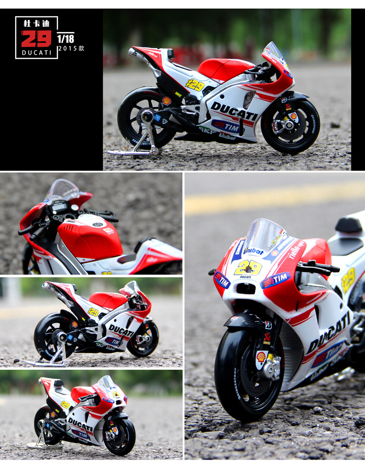Wholesale Masito 1/18 Yamaha Rossi Honda GP motorcycle racing car Ducati simulation alloy motorcycle model pic 14