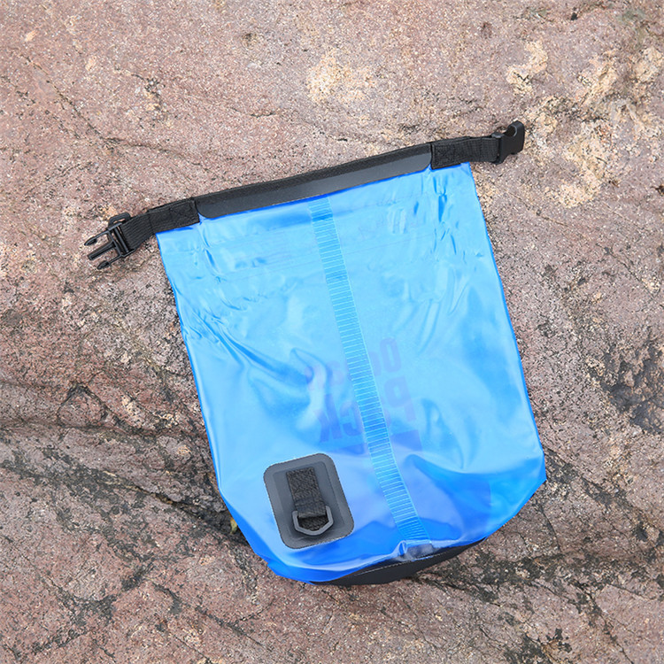 Factory direct supply of outdoor PVC matte semi-transparent waterproof bucket bags, beach clothes, mobile phone folding storage bags, and drift bags pic 32