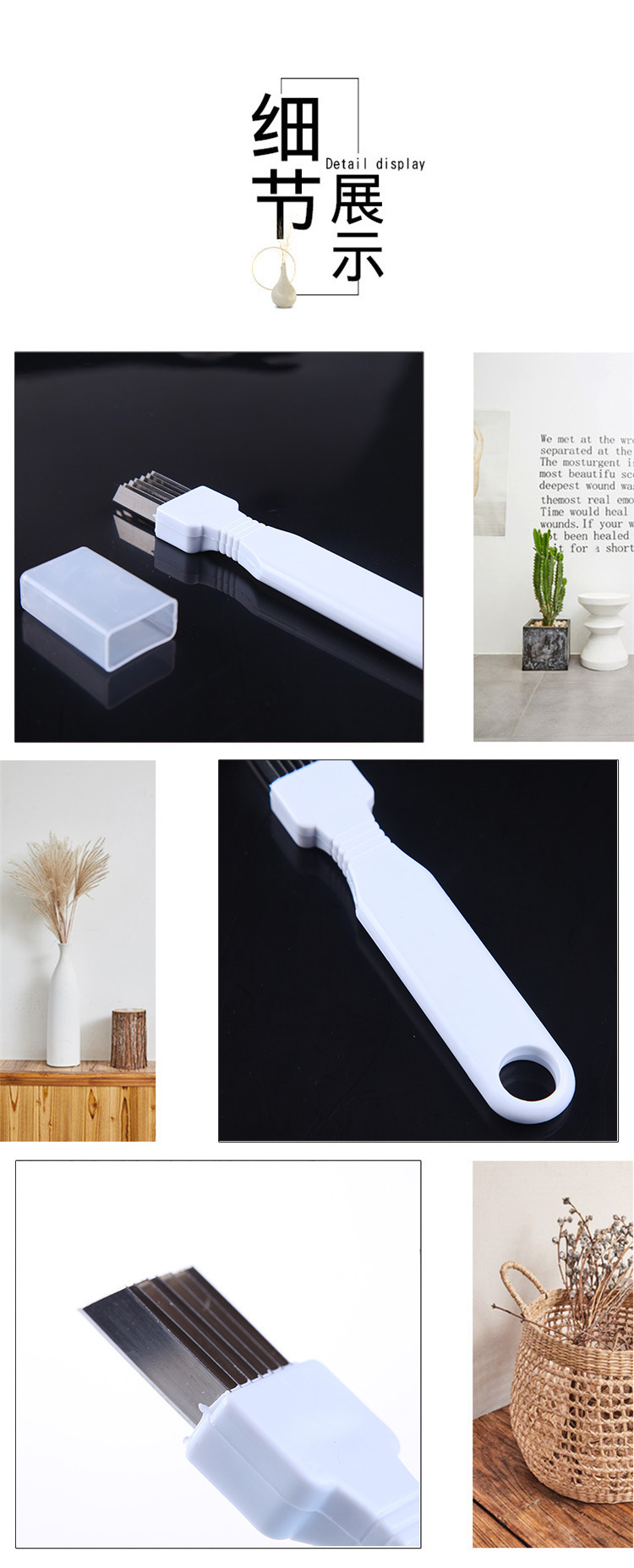 升级款大葱切丝器家用切葱丝神器超细不锈钢葱花葱丝刀加长切葱器详情3