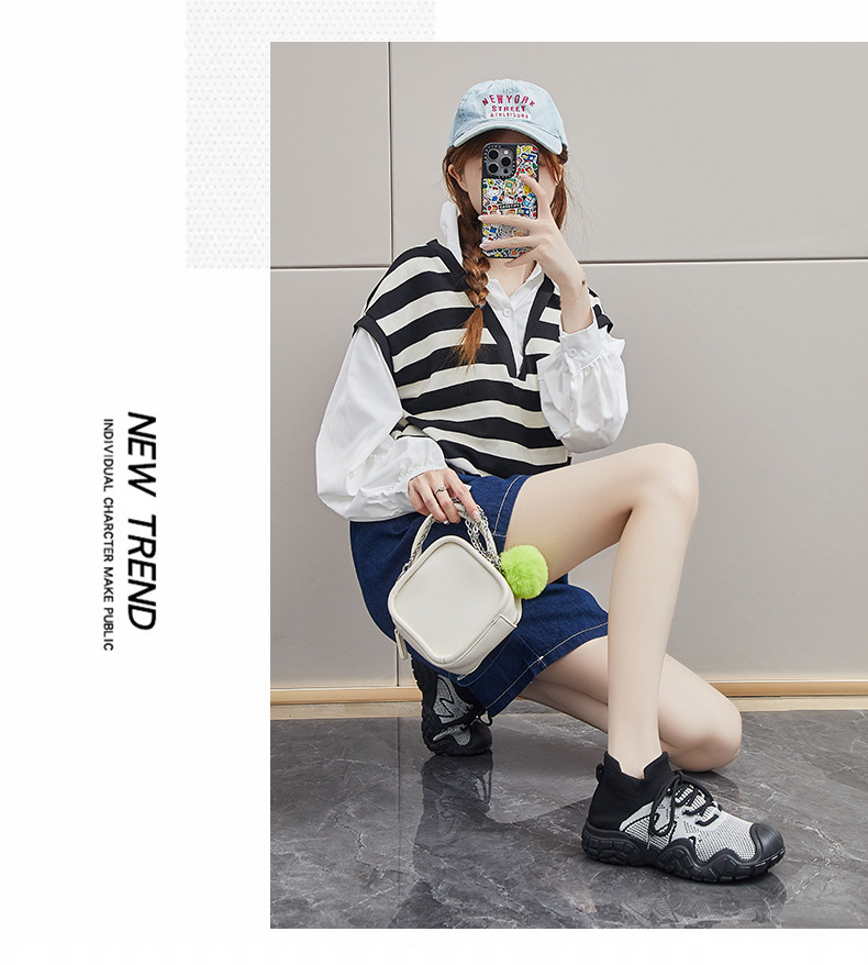 ins韩版飞织鞋2024秋季新款学生增高运动鞋健身跑步休闲鞋ZSLD05详情16