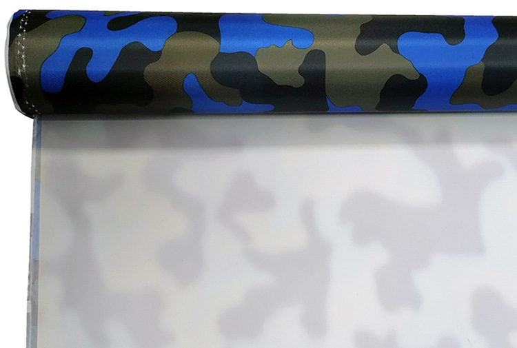 PVC230D小迷彩纹印花皮料桌垫服装人造皮革工厂直供0.5MM支持定制详情7