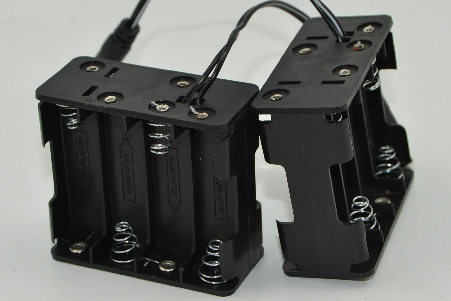 8*AA 12V 5-cell 8-cell battery holder, double-sided 4+4 with DC plug cable, 5-cell 8-cell battery box, back-stacked pic 6
