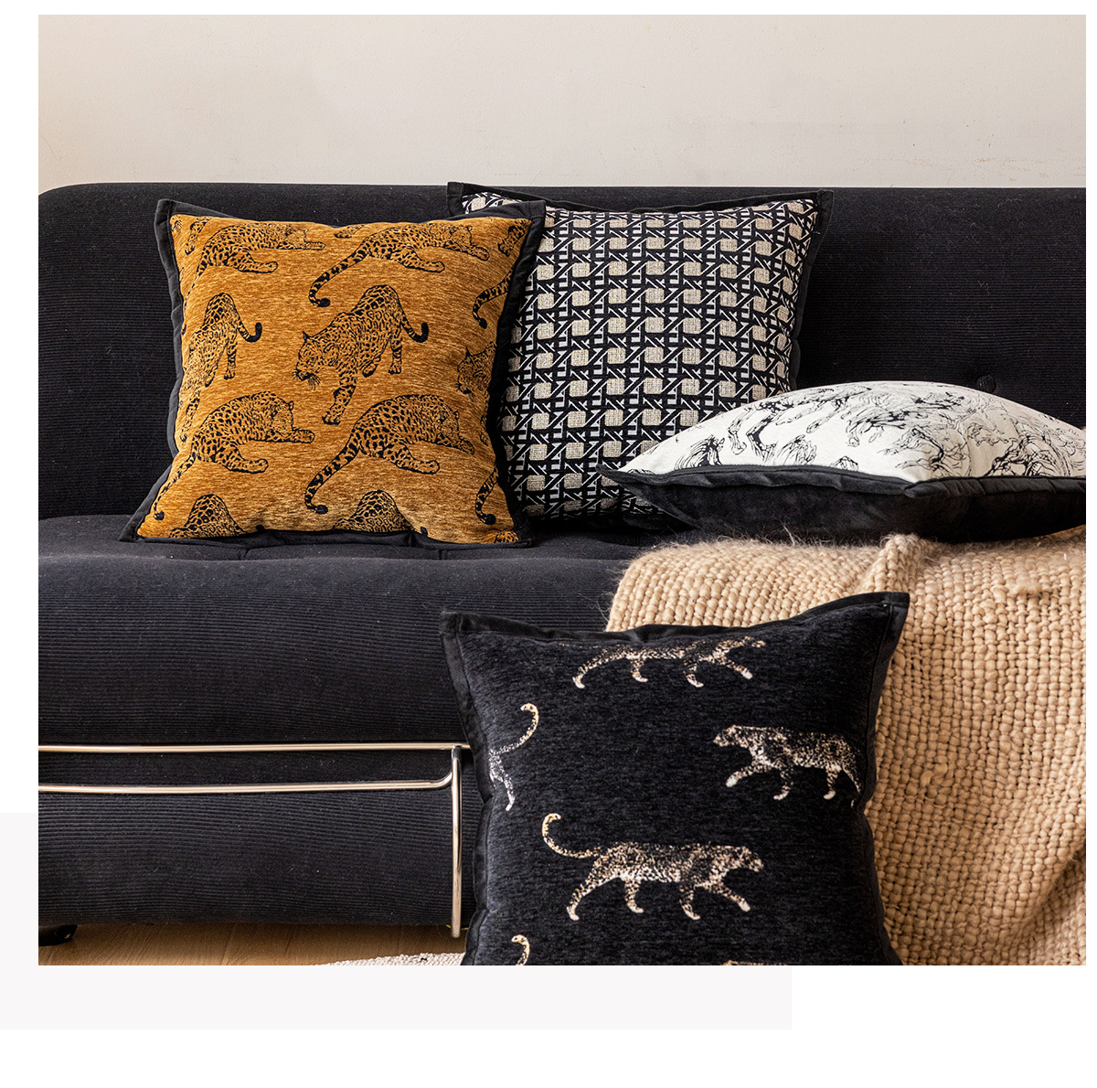 Wholesale of Chinese-style sofa pillowcases, living room model room decorative cushions, headboard cushions, bed backrests, and a sense of luxury pic 10