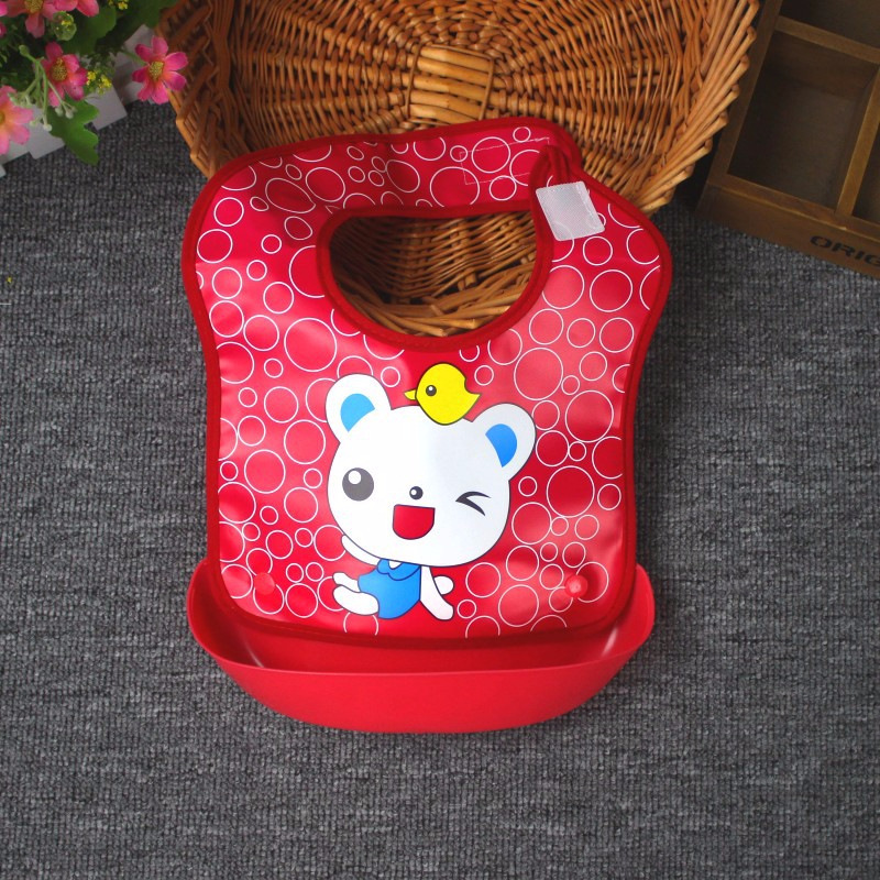 OEM定制分体防水食饭兜婴儿童宝宝围兜口水巾围嘴可拆卸立体两用详情11