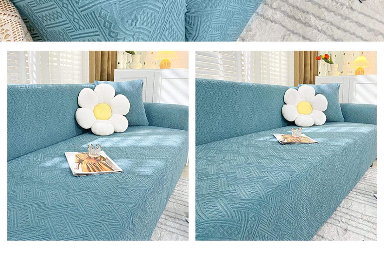 All-inclusive elastic universal sofa cover, sofa cushion, sofa cover, sofa towel, double or triple combination sofa pic 11