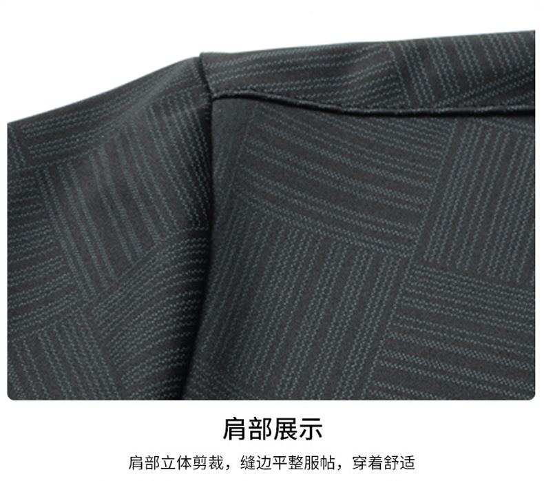 衬衫短袖男夏季新款抖快热卖轻商务中年短袖衬衫翻领修身休闲短袖详情18