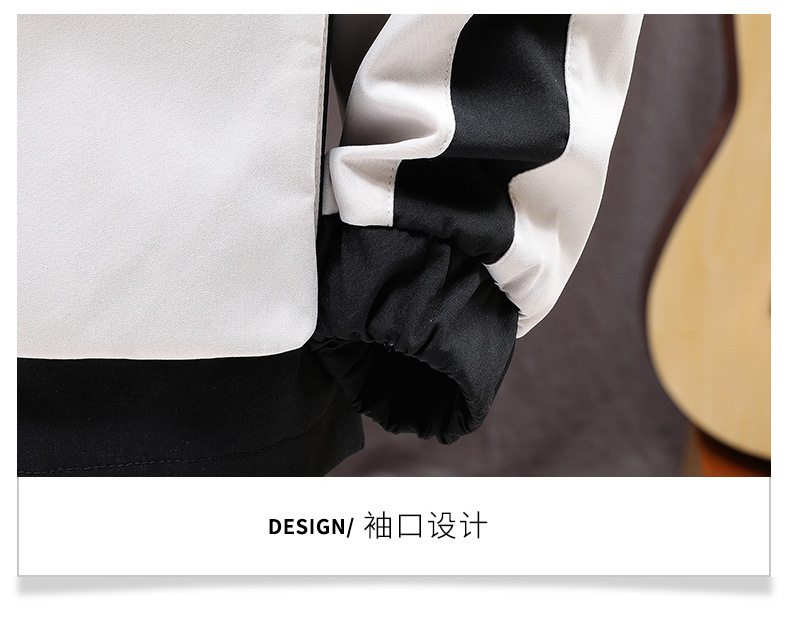 The new autumn collection of casual and versatile jackets for young people, featuring a fashionable and trendy color-blocked hooded graffiti coat for men pic 18