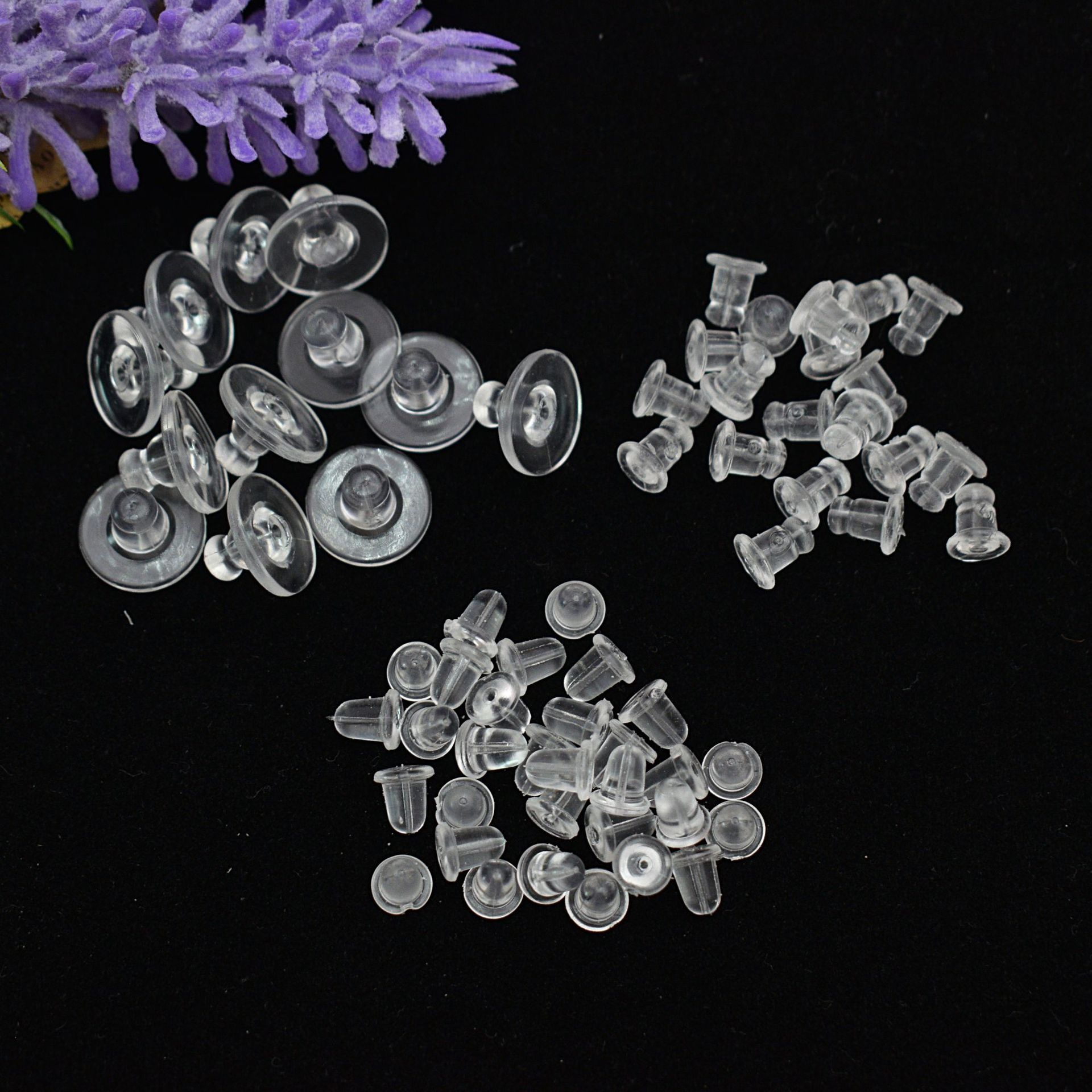 大号飞碟圆柱耳堵 14k真金保色耳帽耳塞配饰 diy手工耳饰耳堵批发详情9