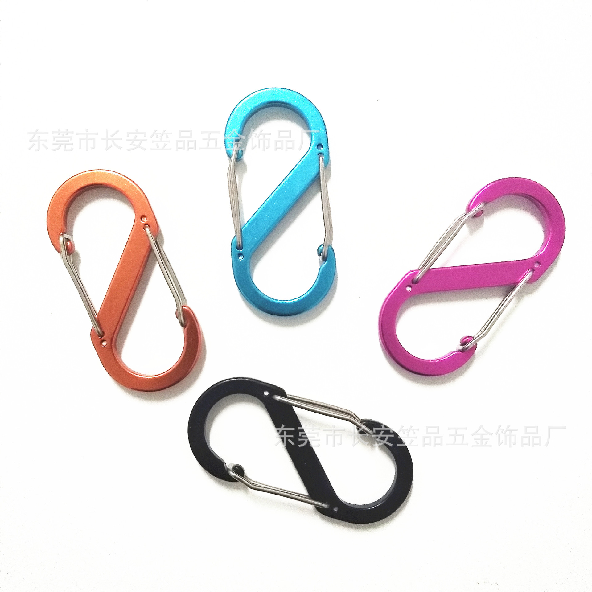 Aluminum alloy mountaineering buckle, multi-functional D-shaped No. 6 nut with lock, outdoor headphones, luggage, water bottle quick-hang mountaineering buckle hook pic 24