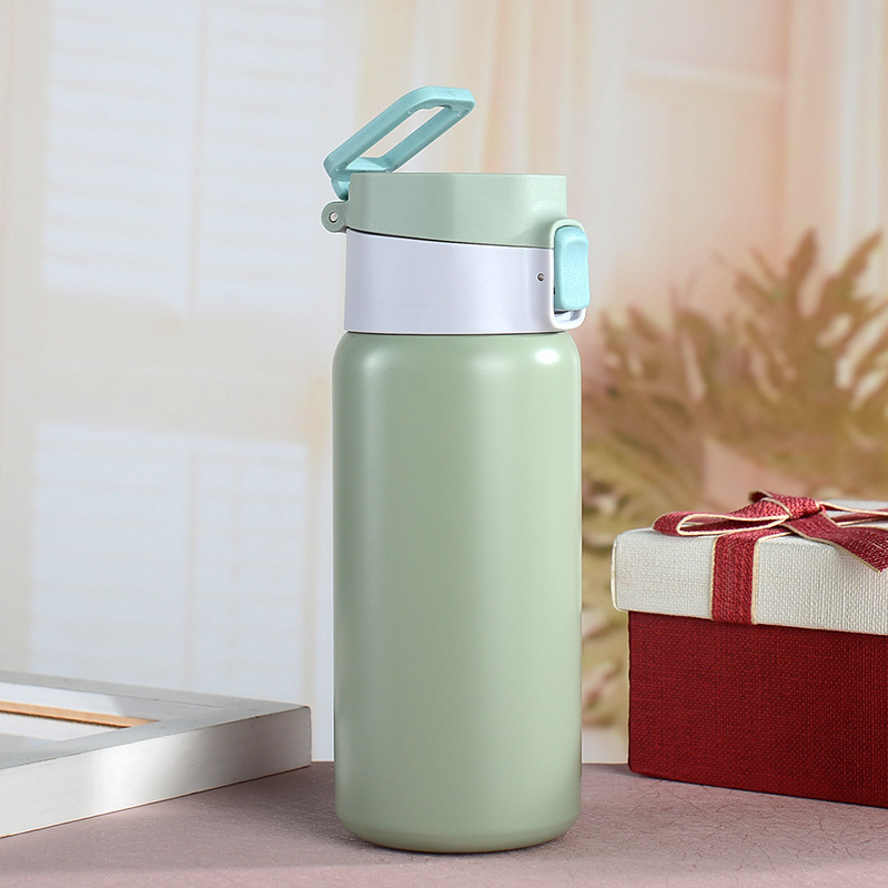 新款304不锈钢弹跳盖保温杯女学生儿童直印水杯手提便携运动水壶详情17