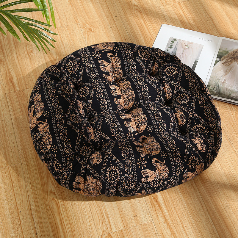 波西米亚民族风圆形大坐垫飘窗榻榻米坐垫客厅沙发地板打坐垫详情23