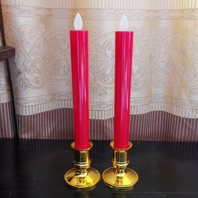 Long-pole electronic candles for Buddha and blessing, swinging decorative handicrafts and ornaments pic 8