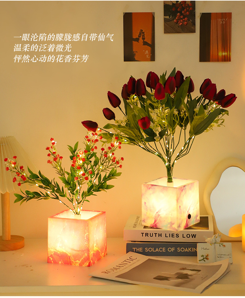 跨境新款圣诞节装饰造型小夜灯装饰露营灯氛围灯树灯仿真花灯礼物新款圣诞节装饰造型小夜灯装饰露营灯氛围灯树灯仿真花灯礼物详情6