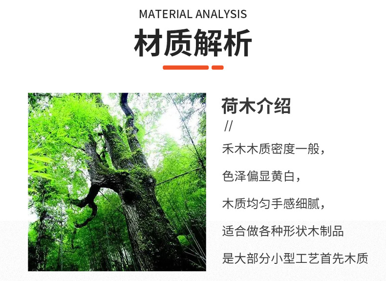 禾木原木色笑脸娃娃散珠清漆儿童卡通娃娃头玩具配件DIY饰品配饰详情13
