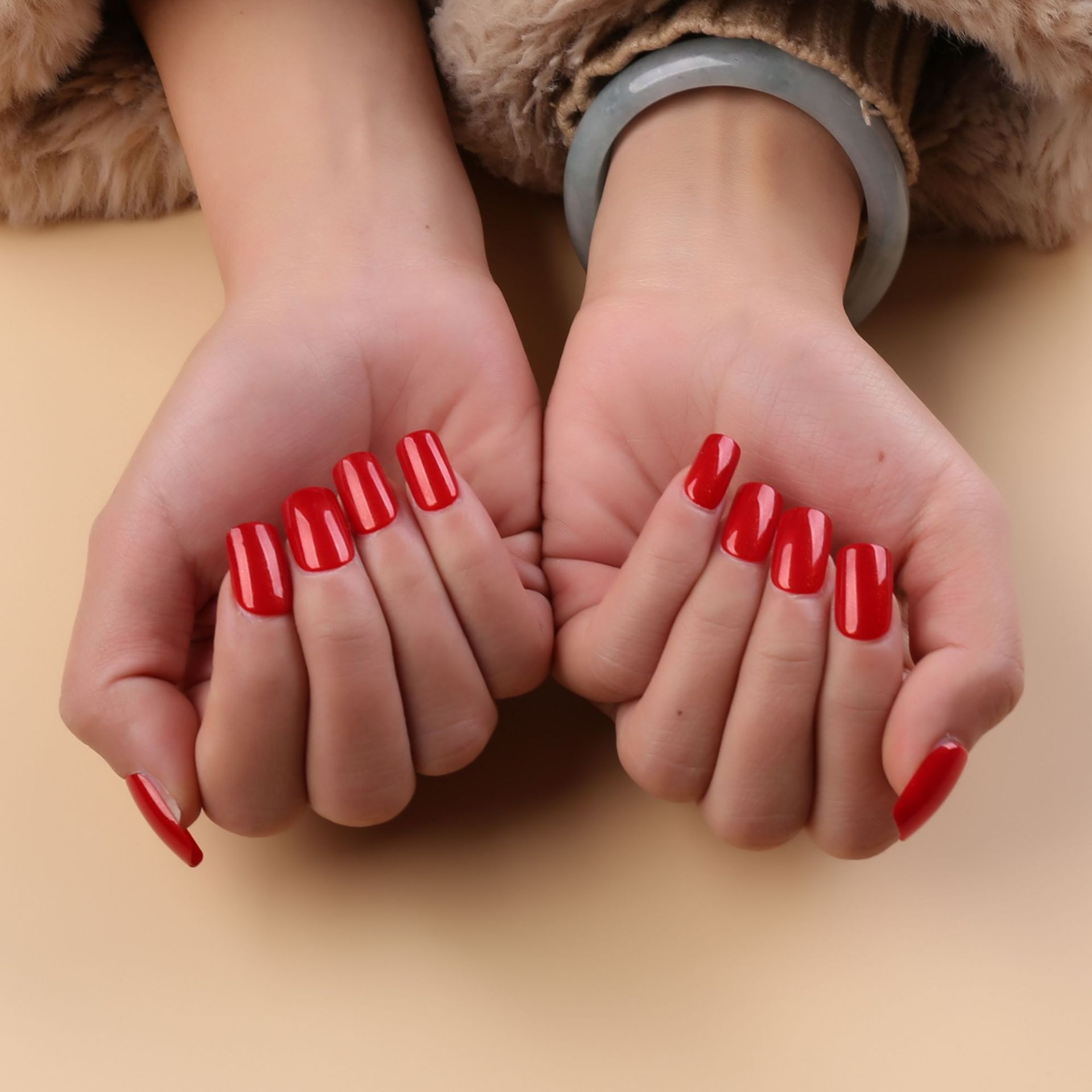 Wholesale of nail art wearable nails, nail patches, false nails, wearable square-headed short solid-color false nails in stock, wholesale exclusively for foreign trade pic 10
