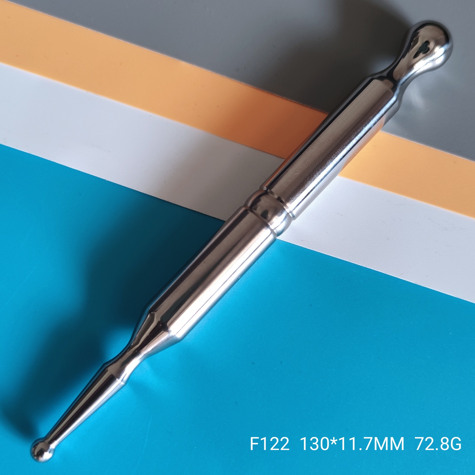 不锈钢面部按摩笔 全身穴位疏通拨筋棒 点穴经络棒 不锈钢按摩   棒详情13