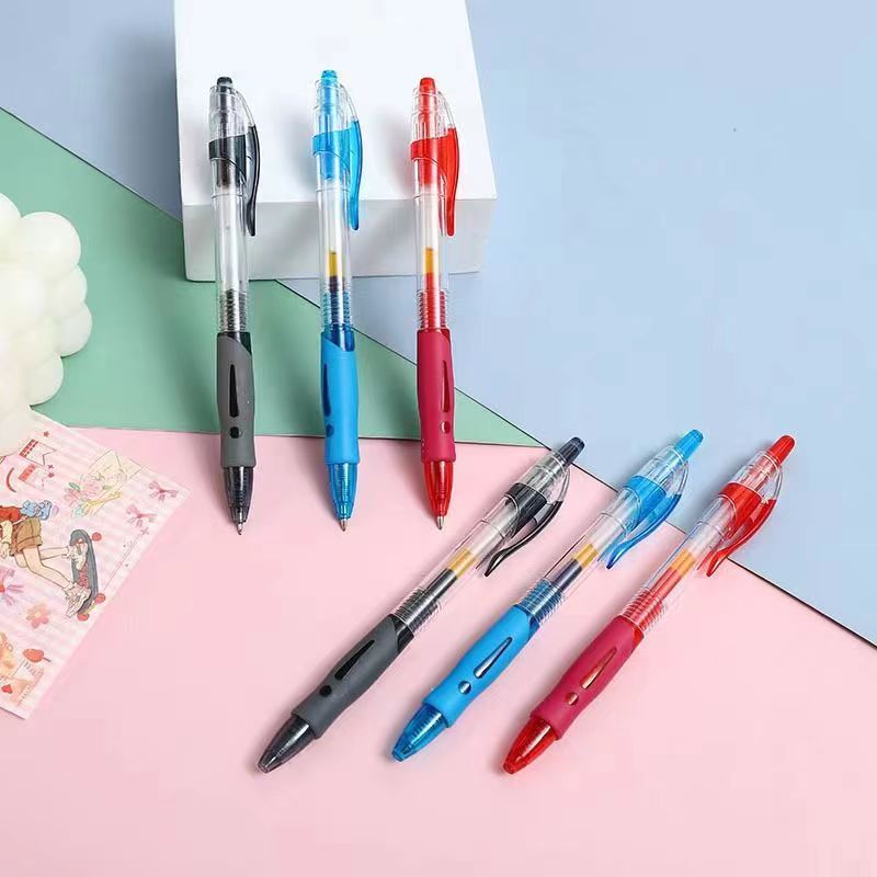Office stationery: neutral, straight, liquid, ballpoint pen, red, black, blue, carbon pen, special practice pen, signature pic 6