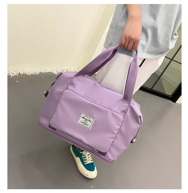 Wholesale dry and wet separation sports hand-held shoulder bags, yoga and fitness bags, folding and storage large-capacity travel bags, LOGO pic 64