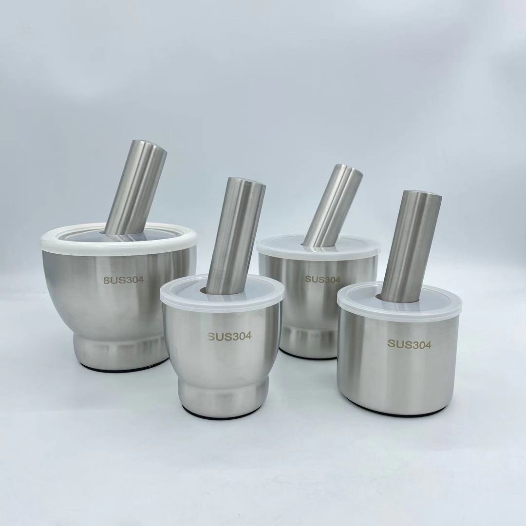 304 stainless steel garlic mashing machine, manual garlic mashing mortar, household kitchen garlic paste grinding jar, mortar pic 6