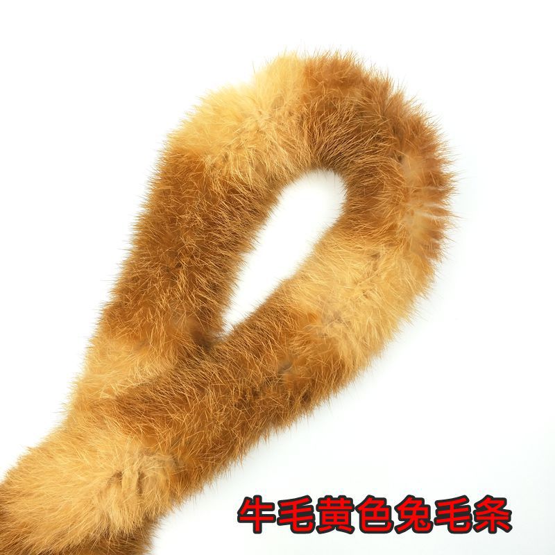 Wholesale of rabbit fur, wool strips, wool edge strips, sandwich strips, lace, winter fur, wool edge Hanfu, capes and other fur clothing accessories pic 10