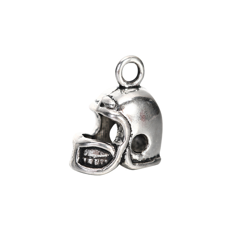 DIY alloy accessories, antique silver football pendants, tennis accessories, retro sports series bracelets, earrings, jewelry accessories pic 5