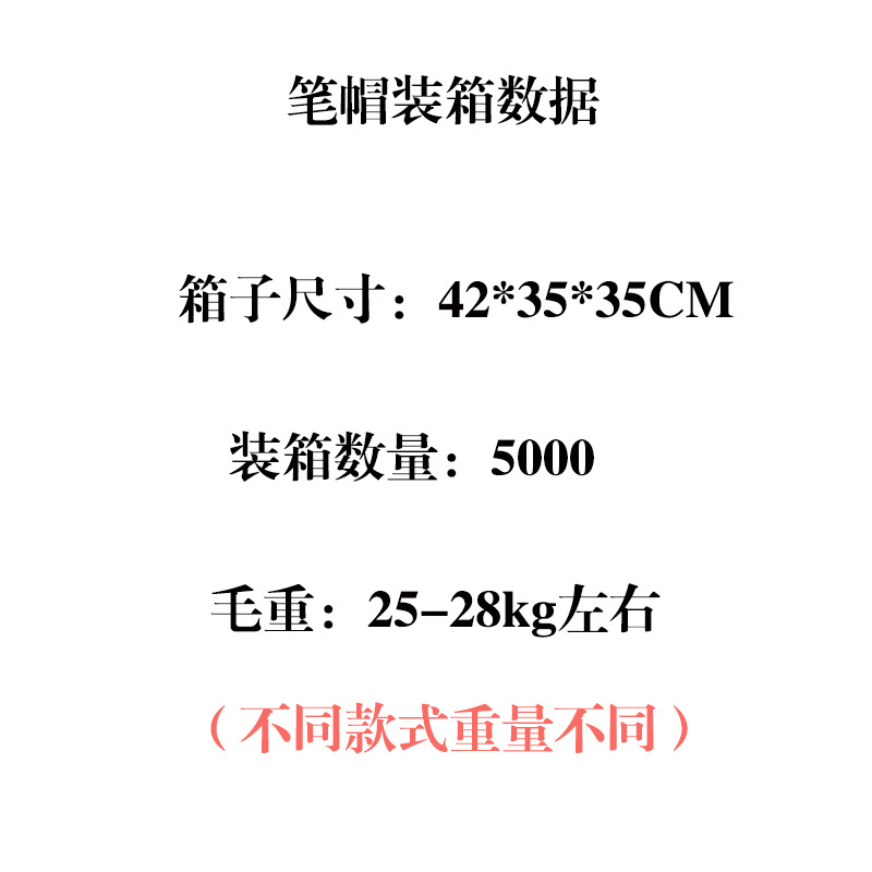 太空人软胶笔帽中性笔学生高颜值办公文具书写黑色速干考试签字笔卡通头鼻笔帽笔盖批发详情1