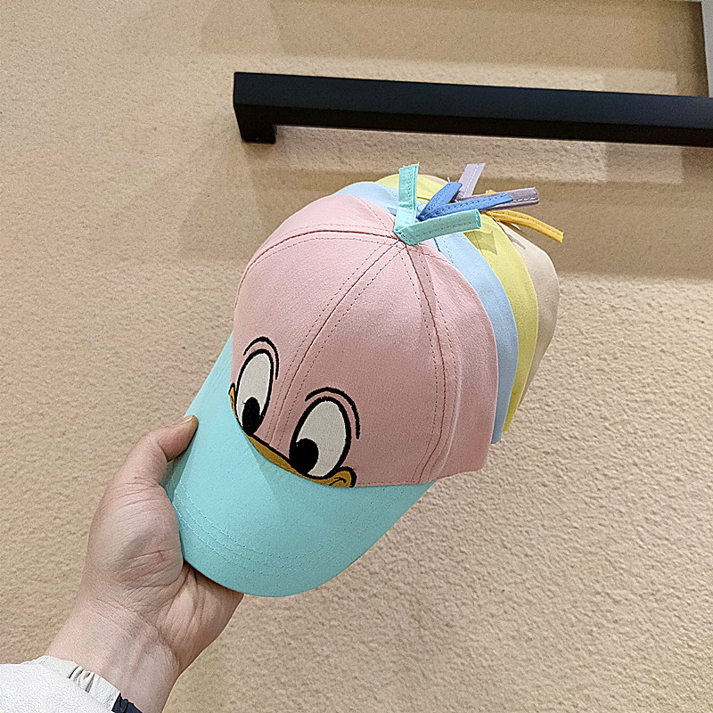 儿童帽子韩版卡通可爱春秋季出游宝宝鸭舌帽男女童婴儿棒球帽超萌详情15