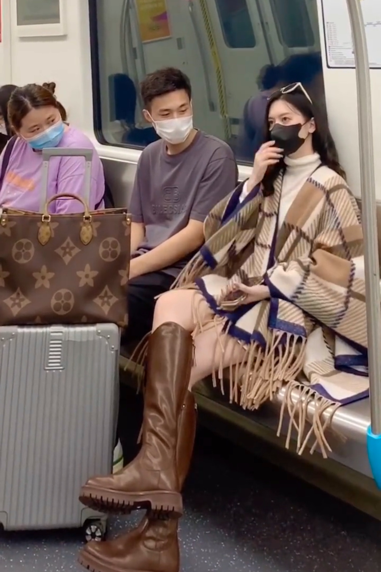 秋冬新款时尚披风外套女欧韩百搭开衫流苏披肩斗篷1291#详情21