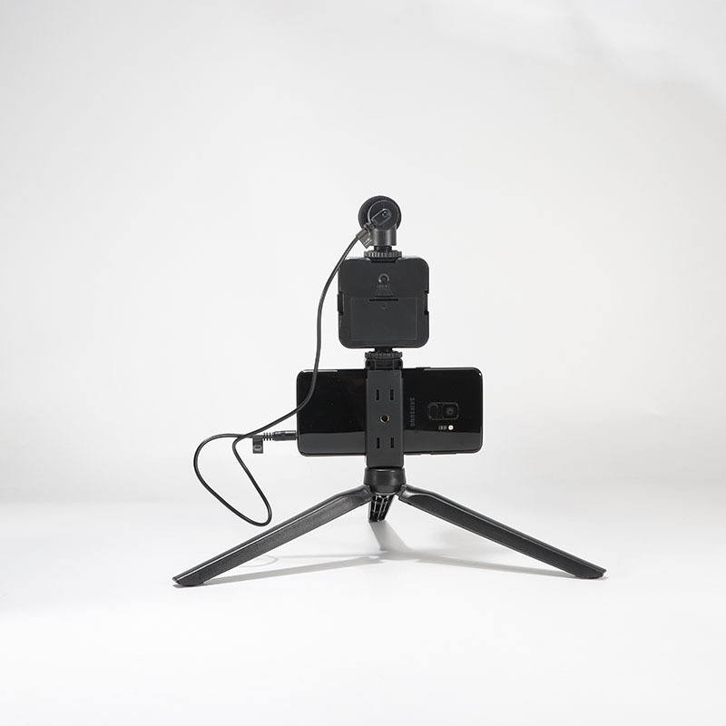 Mini square lamp mobile phone tripod set pic 5