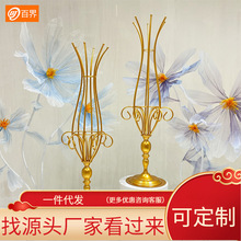 百界挂件福灯婚庆道具铁艺水晶发光婚礼舞台现场装饰空中吊顶灯饰详情13