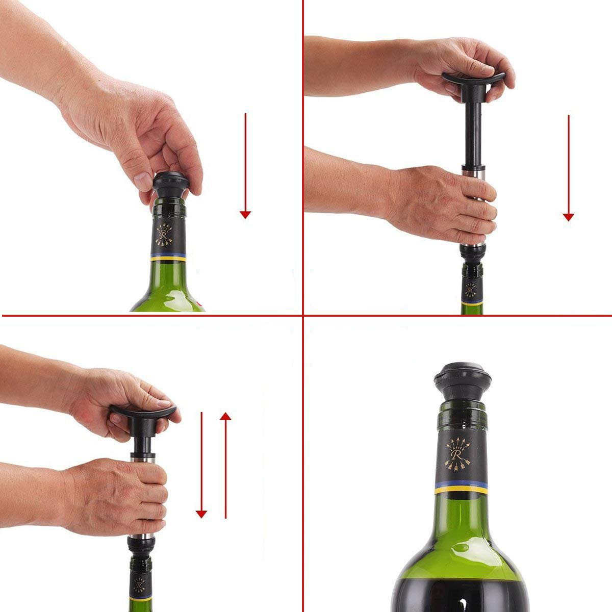 Wine stopper silicone bottle stopper, wine bottle stopper, wine vacuum stopper, fresh-keeping wine stopper, bottle stopper manufacturer pic 6