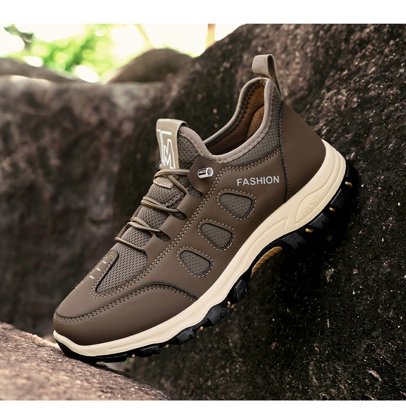 男鞋2024春秋新款透气舒适休闲软底运动鞋代发中老年户外登山鞋男详情29