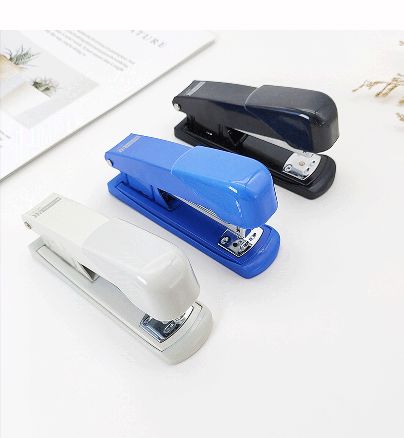 Five free shipping office universal No. 12 staplers for easy binding, large staplers, all-metal manual staplers pic 13