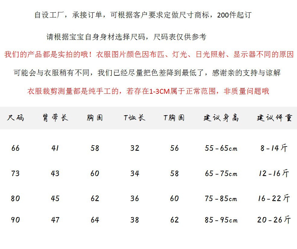 夏季韩国婴儿宝宝牛仔小熊背带哈衣男女小孩童装包屁衣洋气爬爬服详情22