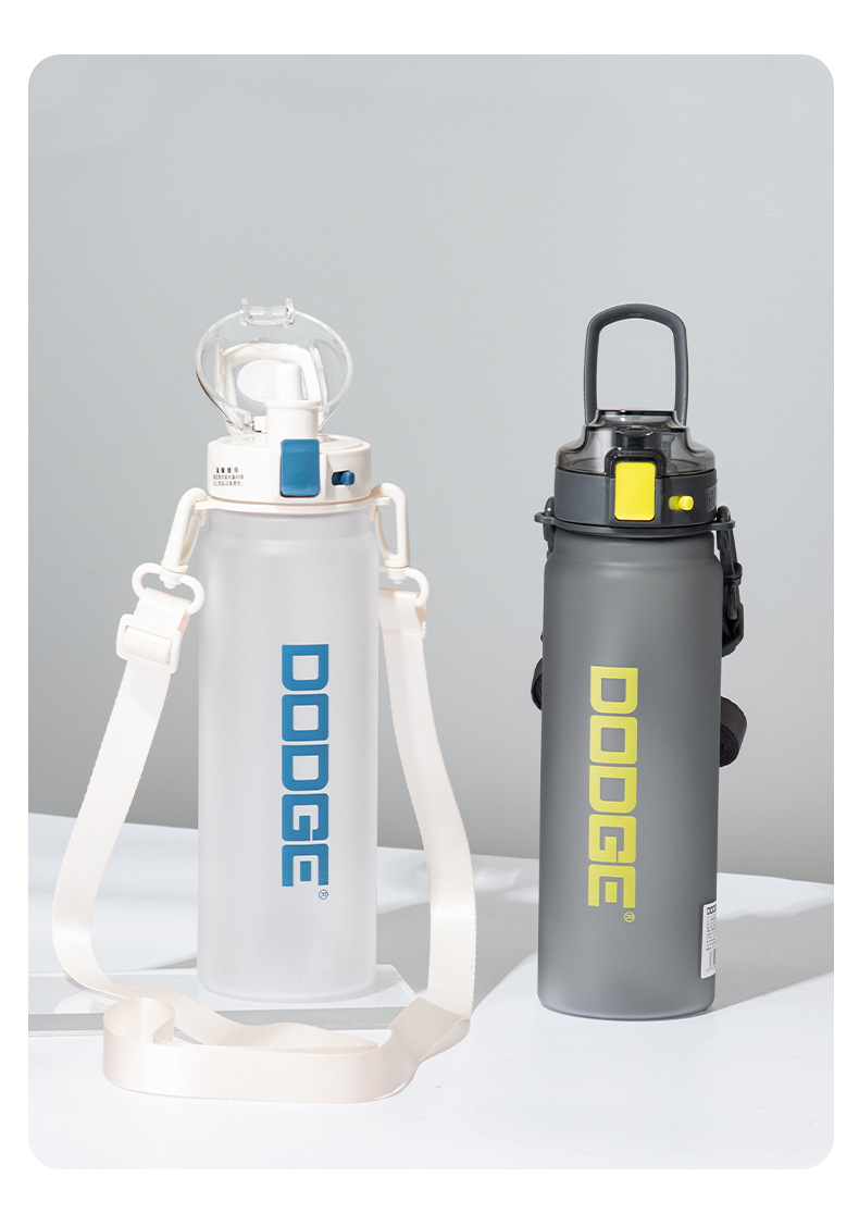 Dodge Rhythm Matte Sports Straw Plastic Cup Tritan large-capacity outdoor Travel Portable handle Water cup pic 5