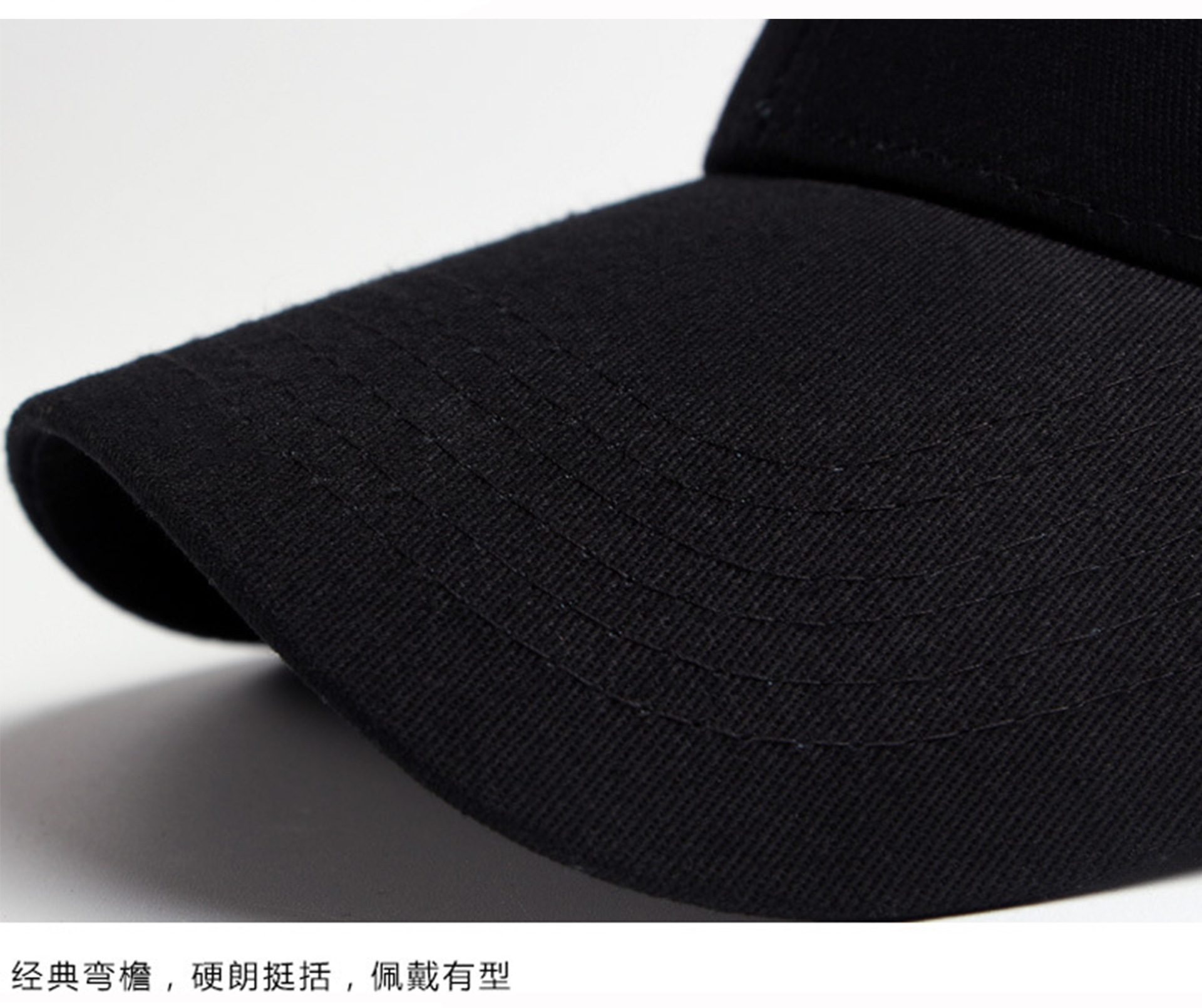 Customized logo wholesale of pure cotton baseball caps for women in spring and summer, custom-made embroidered baseball caps for men in small quantities pic 8