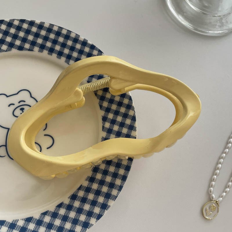 13CM curly hair clip, large hair volume, Korean-style ponytail hair accessory, high-end shark clip wholesale in Yiwu pic 22