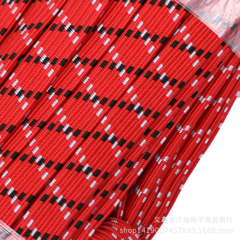 Factory direct supply of red and black high-speed plain elastic band belts, wholesale supply of various specifications of elastic elastic bands pic 16