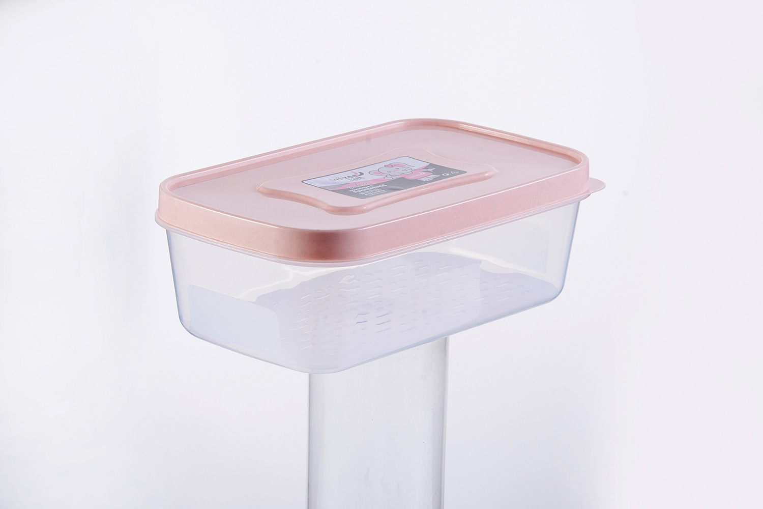 Seafood, vegetables and fruits draining box, rectangular refrigerator refrigeration box, food-grade plastic preservation box, refrigerator freezing box pic 5